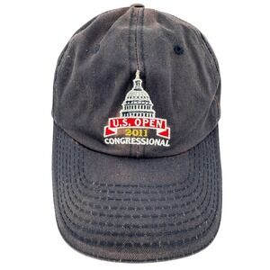 US Open‎ 2011 Congressional Golf Hat Cap Navy Blue USGA Member Adjustable Strap